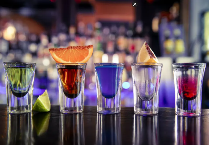 Shots de licores